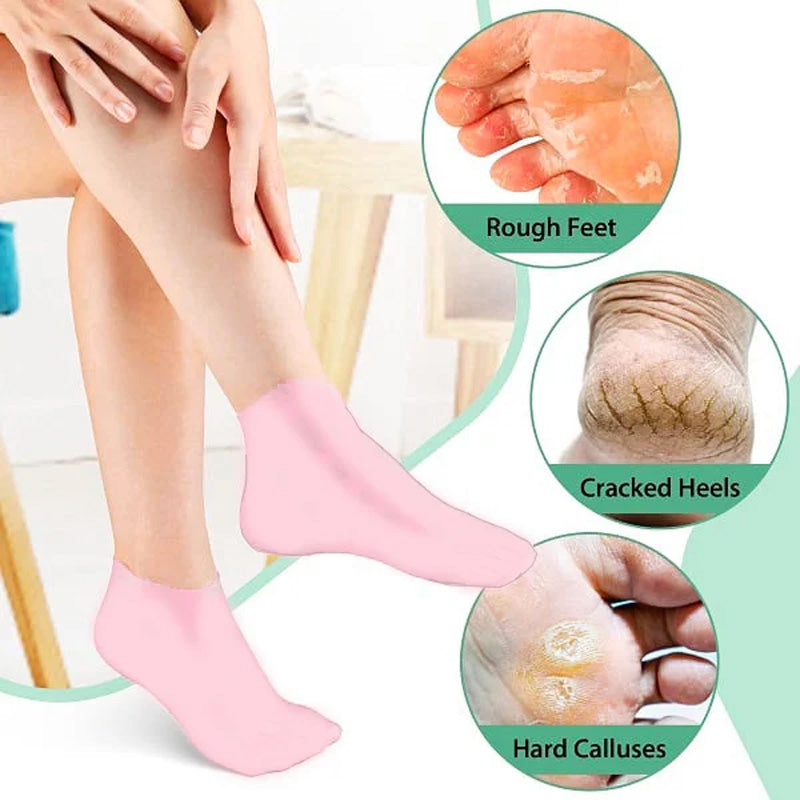 Foot Spa Pedicure Silicone Socks (1+1 PAIR FREE TODAY!)