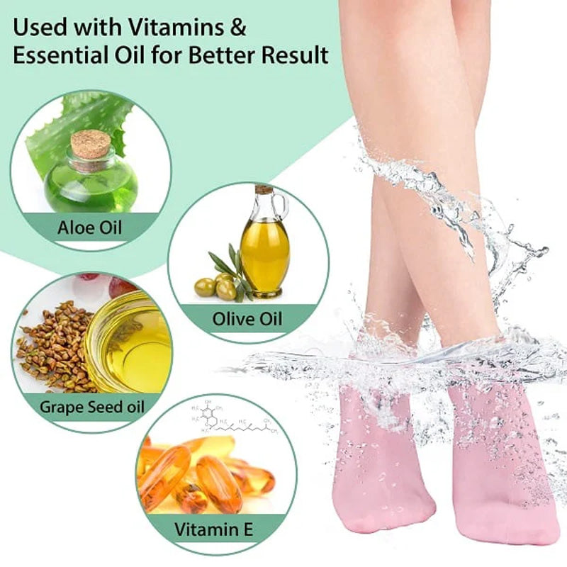 Foot Spa Pedicure Silicone Socks (1+1 PAIR FREE TODAY!)