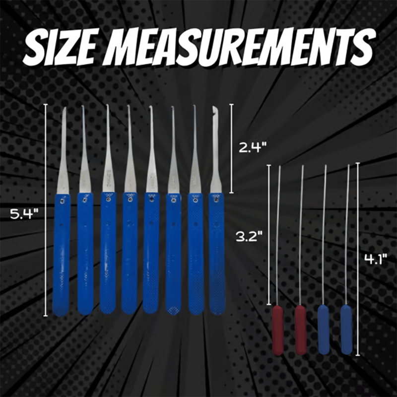 Broken Key Extractor Set - Effortlessly remove broken keys from any lock!