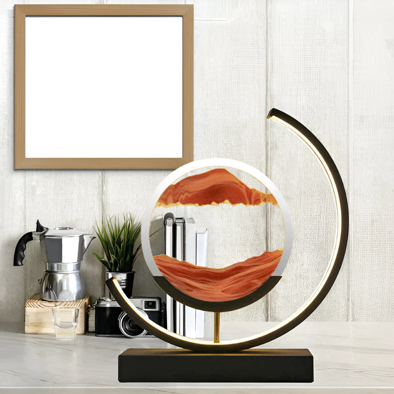 SandArt | Dimmable LED Sand Lamp - Wireless Unique Relaxation Lamp