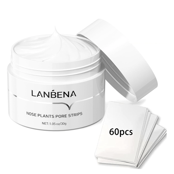 LANBENA™ Blackhead Remover Exfoliating Mask with 60 Strips