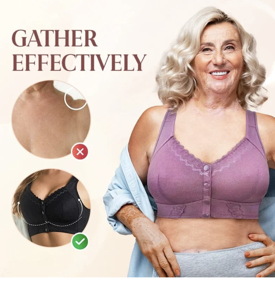 Daisy BH ™️ - Comfortable and practical front-button bra