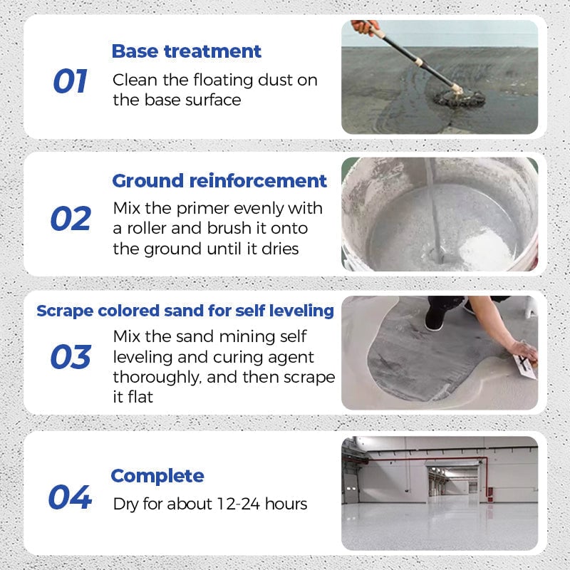 🔥Last Day 48% OFF🔥 High Gloss Effect Epoxy Floor Coating with Marble