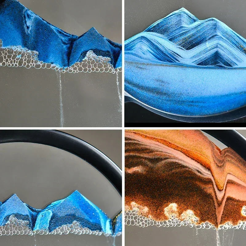 Relaxing Sand Art - A Calming Retreat for the Mind
