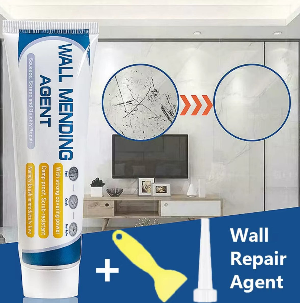 1+1 Free Today | SnelPatchen™ Instant Wall Repair