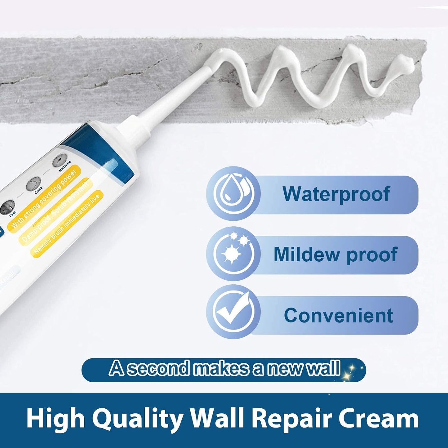 1+1 Free Today | SnelPatchen™ Instant Wall Repair