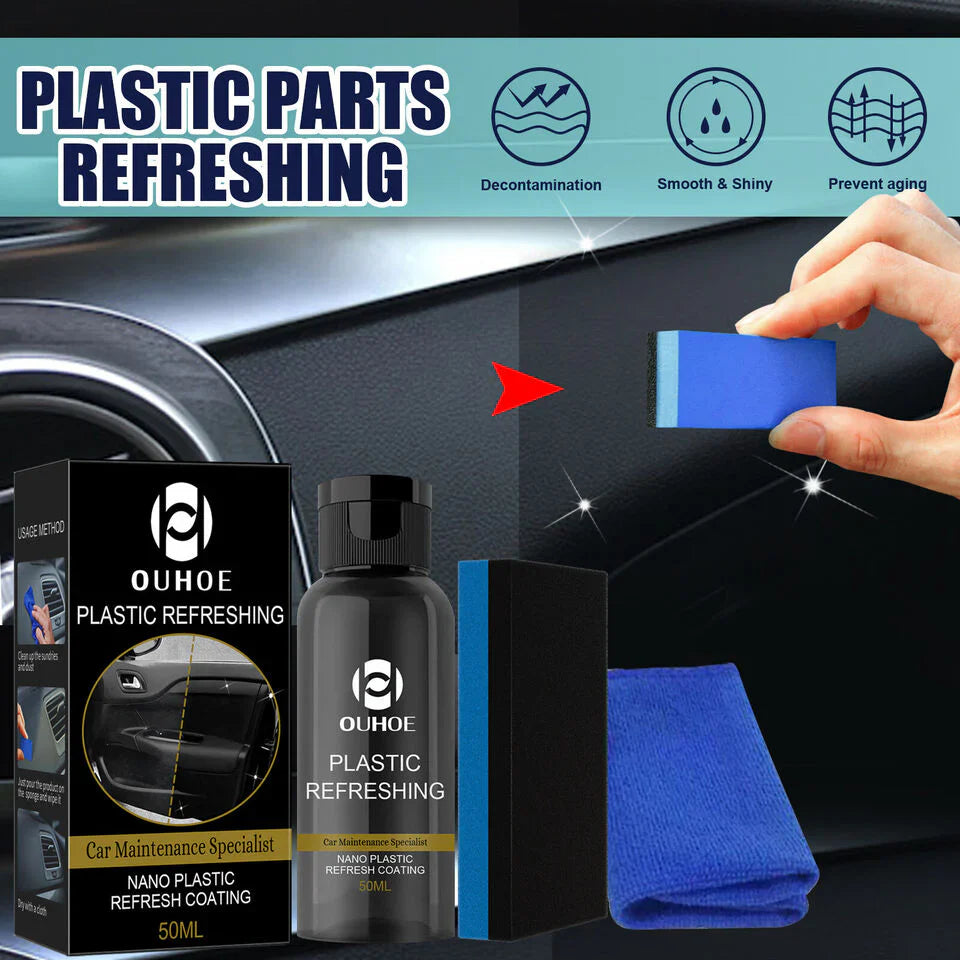Automotive Plastic Renovator - Shine & Long-Lasting Protection