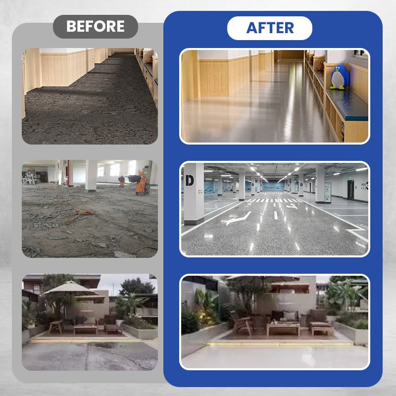 🔥Last Day 48% OFF🔥 High Gloss Effect Epoxy Floor Coating with Marble