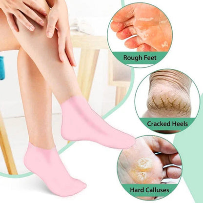 Foot Spa Pedicure Silicone Socks (1+1 PAIR FREE TODAY!)