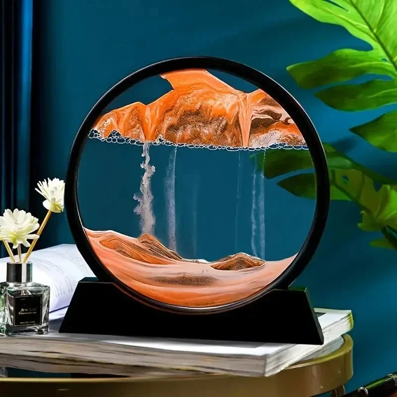 Relaxing Sand Art - A Calming Retreat for the Mind