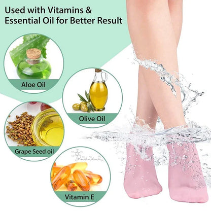 Foot Spa Pedicure Silicone Socks (1+1 PAIR FREE TODAY!)