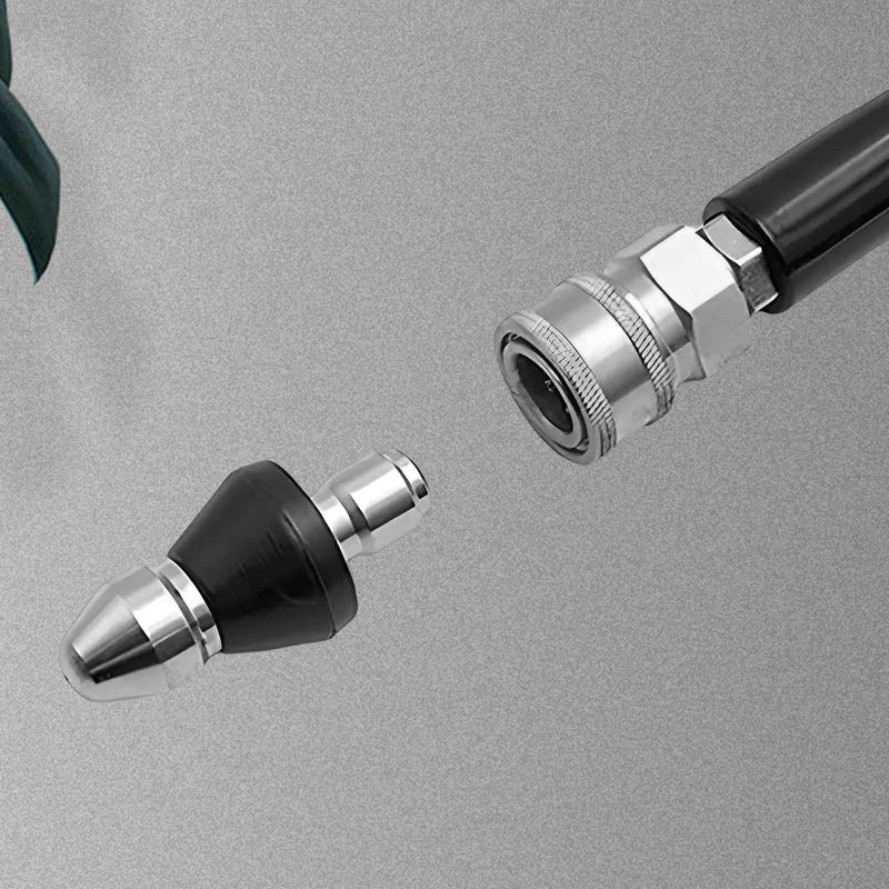 Sewer cleaning tool high-pressure nozzle