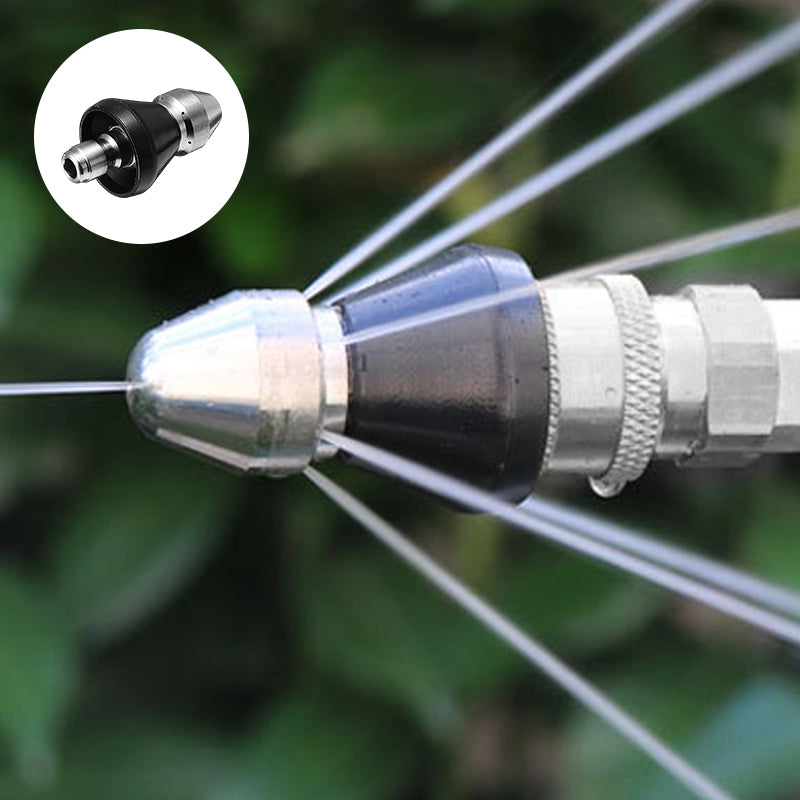 Sewer cleaning tool high-pressure nozzle