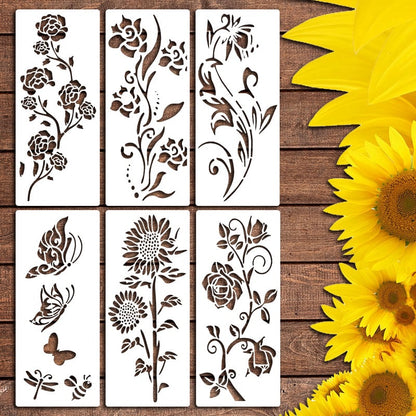 💐 Eptchn Garden Fence Large Flower Stencils 🌻 DIY Decoration BloomTrace