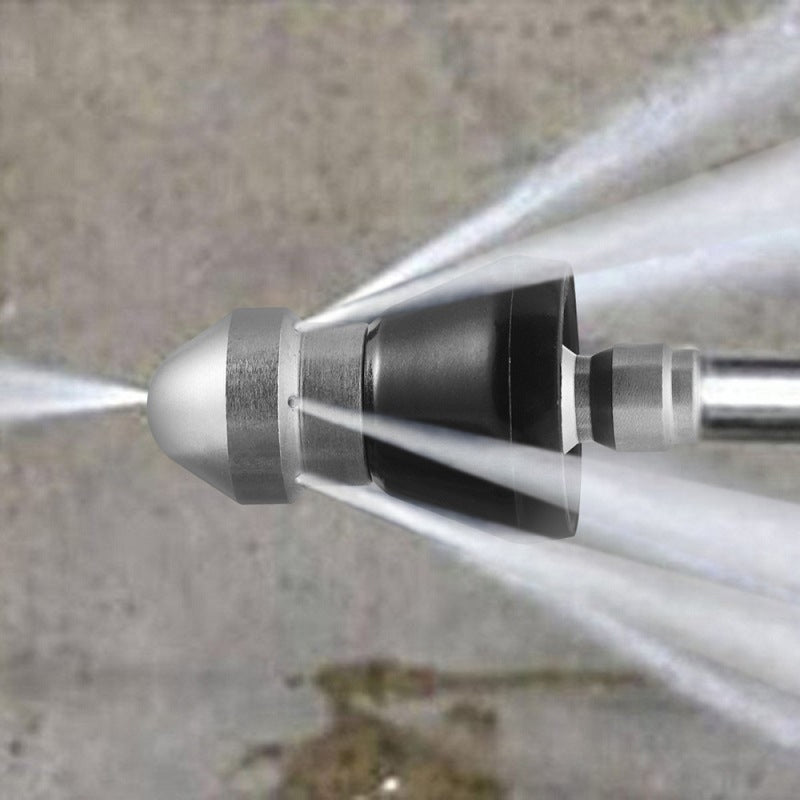 Sewer cleaning tool high-pressure nozzle