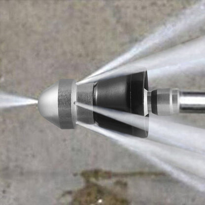 Sewer cleaning tool high-pressure nozzle