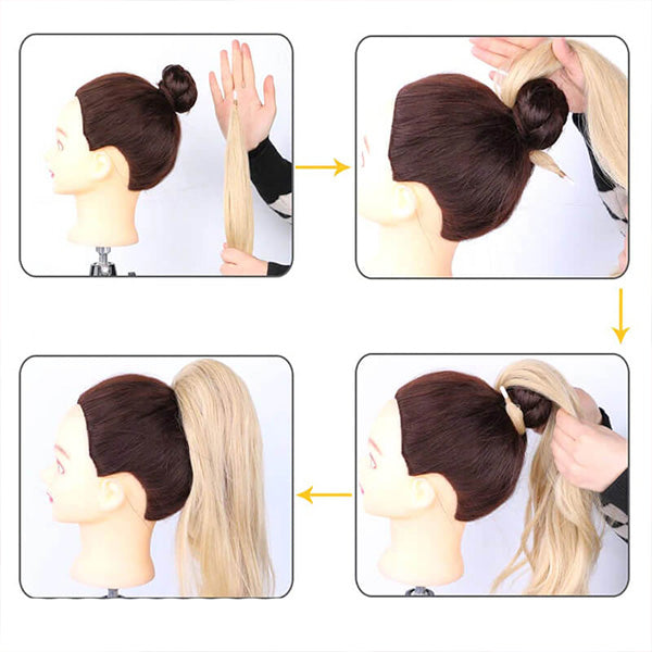 Leah™ Double Style Ponytail for a Full Look