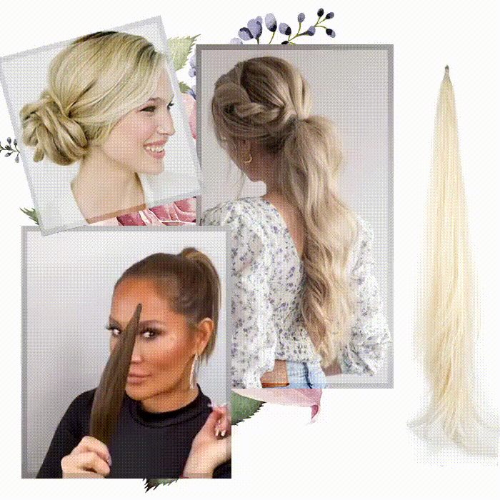 Leah™ Double Style Ponytail for a Full Look