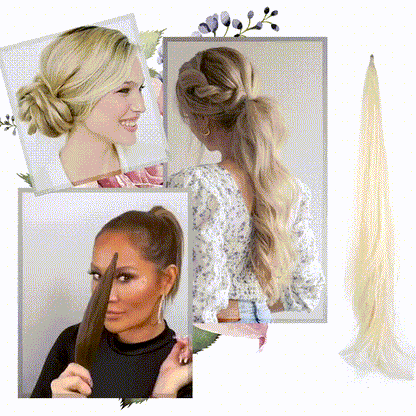 Leah™ Double Style Ponytail for a Full Look