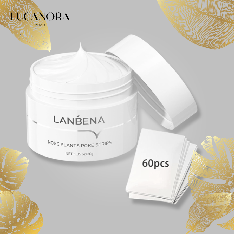 LANBENA™ Blackhead Remover Exfoliating Mask with 60 Strips