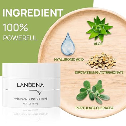 LANBENA™ Blackhead Remover Exfoliating Mask with 60 Strips