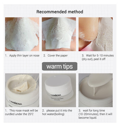 LANBENA™ Blackhead Remover Exfoliating Mask with 60 Strips