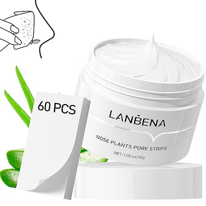 LANBENA™ Blackhead Remover Exfoliating Mask with 60 Strips