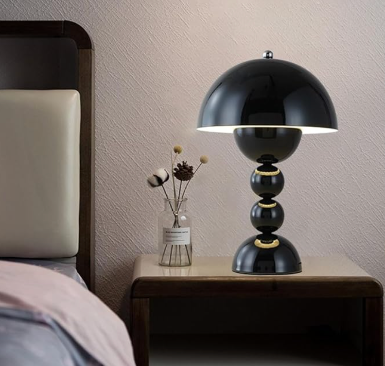 Nordic Mushroom Dimmable LED Table Lamp | USB Rechargeable