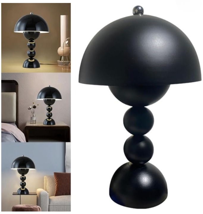 Nordic Mushroom Dimmable LED Table Lamp | USB Rechargeable