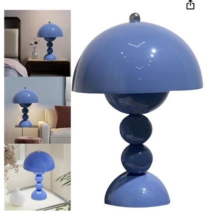 Nordic Mushroom Dimmable LED Table Lamp | USB Rechargeable