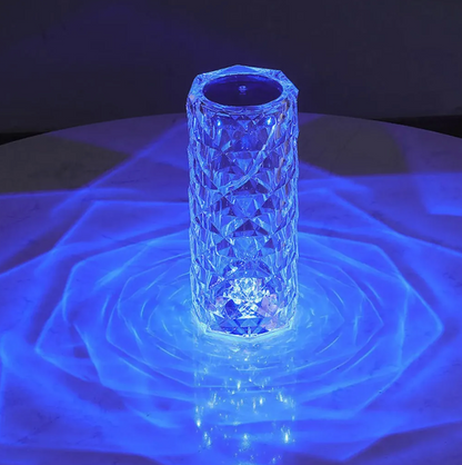 SparklingGlow | LED Crystal Touch Table Lamp with 16 Colors and Remote Control