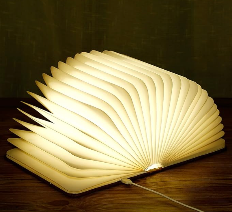 BookGlow | Foldable Wireless LED Book Lamp with USB Rechargeable Battery | Mood Lighting