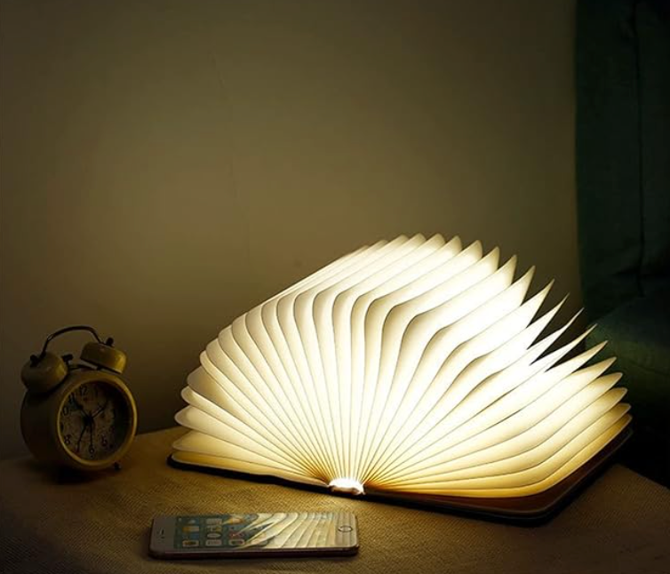 BookGlow | Foldable Wireless LED Book Lamp with USB Rechargeable Battery | Mood Lighting