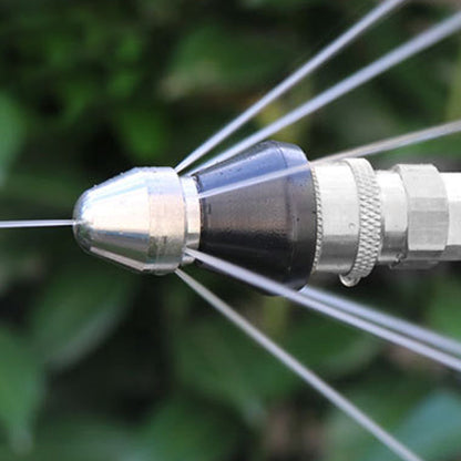 Sewer cleaning tool high-pressure nozzle