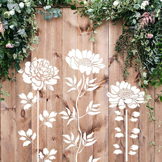 💐 Eptchn Garden Fence Large Flower Stencils 🌻 DIY Decoration BloomTrace