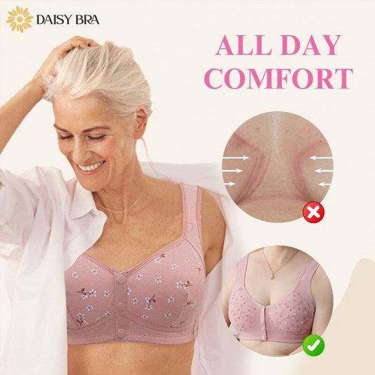 Daisy BH ™️ - Comfortable and practical front-button bra