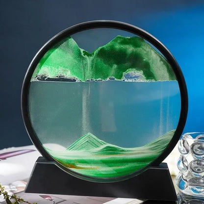 Relaxing Sand Art - A Calming Retreat for the Mind