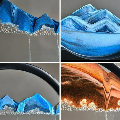 Relaxing Sand Art - A Calming Retreat for the Mind