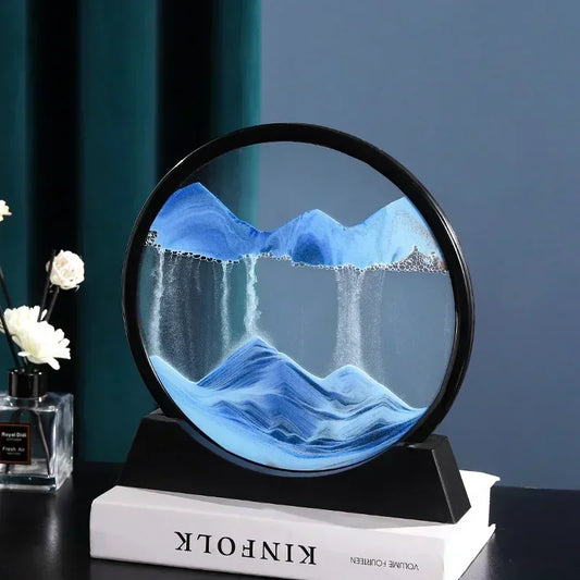 Relaxing Sand Art - A Calming Retreat for the Mind