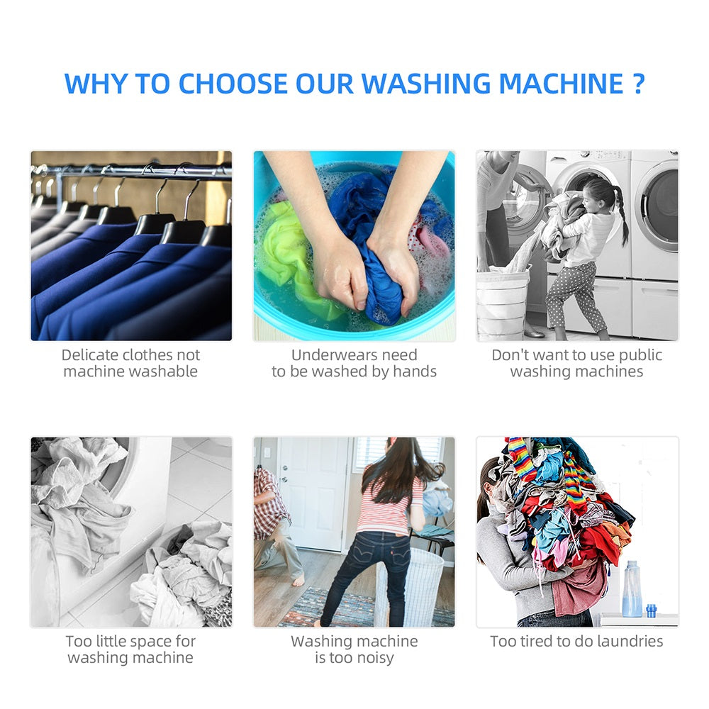 EasyWash™ - Portable Ultrasonic Washing Machine