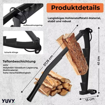 LogMaster™ Wall-Mounted Wood Splitter