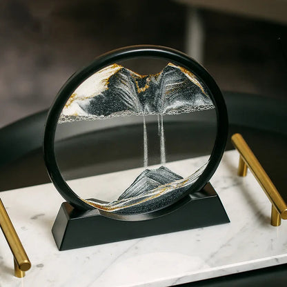Relaxing Sand Art - A Calming Retreat for the Mind